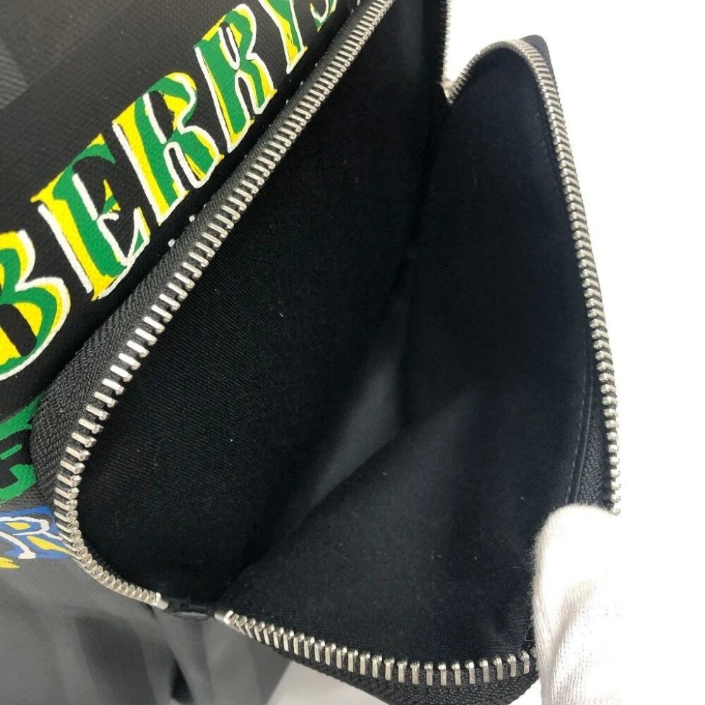 BURBERRY graphic Check Backpack Backpack PVC gray/Multicolore - Picture 10 of 16